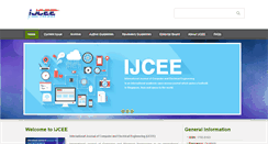 Desktop Screenshot of ijcee.org
